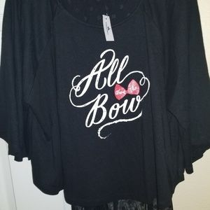 Minnie mouse Disney poncho top